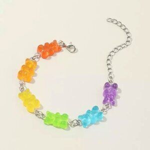 “Sugar High” Gummy Bear Colorful Candy Bracelet